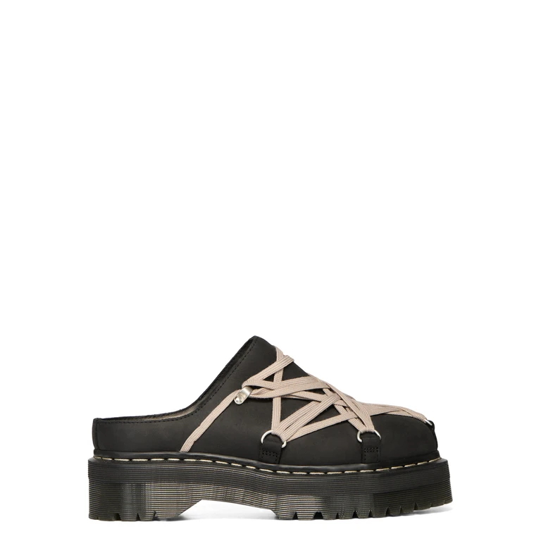Rick Owens X Dr. Martens X Dr. Martens Quad Sole Megalace Slip-ons
