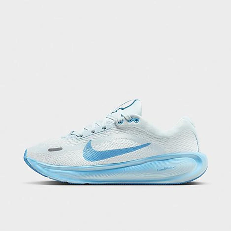 Big Kids Stellar Ride Running Shoes in Summit White/Glacier Blue/Football Blue Size: 3.5