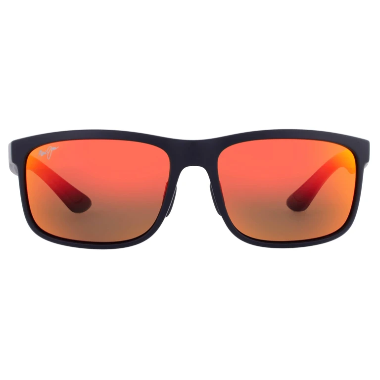 Huelo Hawaii Lava Rectangular Unisex Sunglasses RM449-02 58