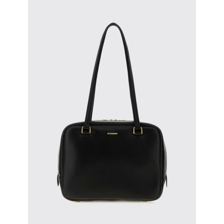 Vision Ovine Leather Shoulder Bag with Double Handle and Zip (J07ZH0078P9079001)