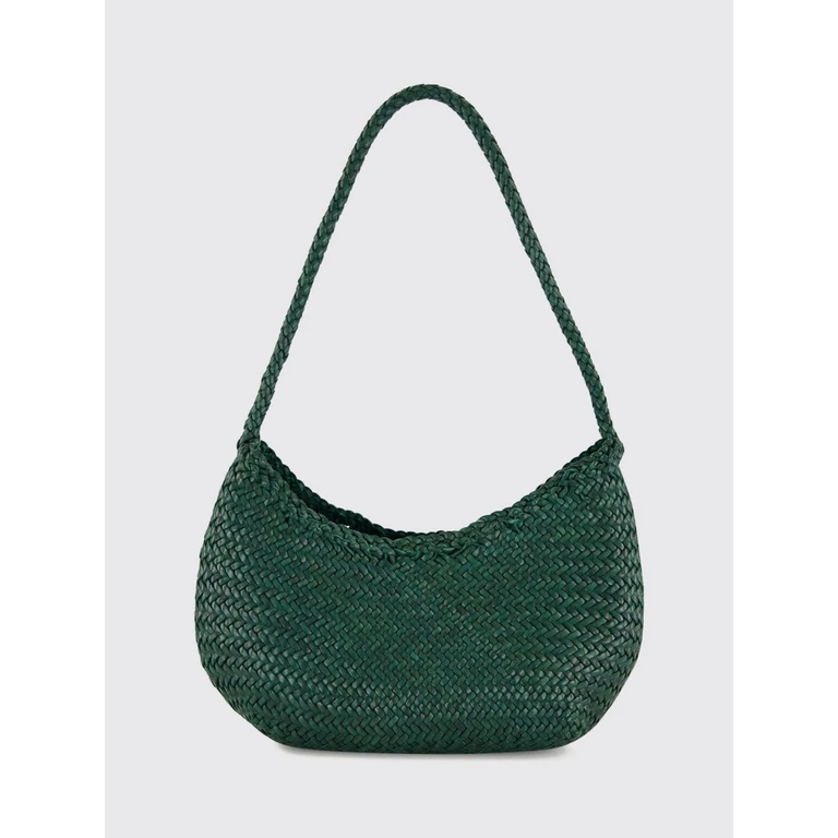 Nova Luna Woven Buffalo Leather Shoulder Bag (8020FOR)