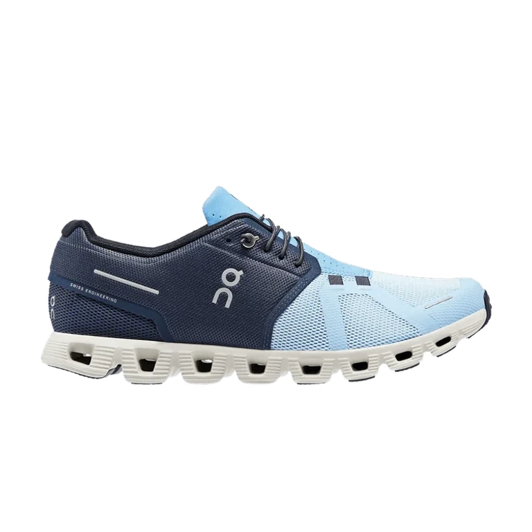 Cloud 5 Men's Running Shoes - Midnight/Chambray Mesh Low-Top