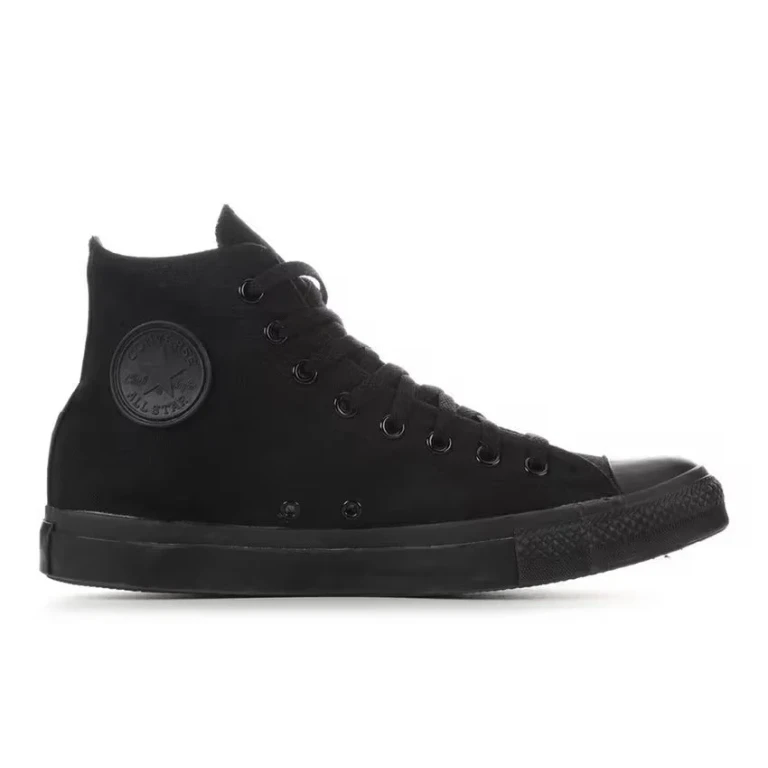 Chuck Taylor All Star Men's Sneakers - Black Monochrome Canvas High-Top