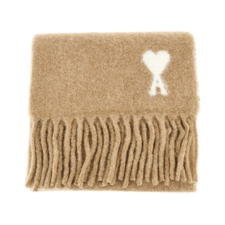 'Ami de Coeur' alpaca-blend scarf Man One Size