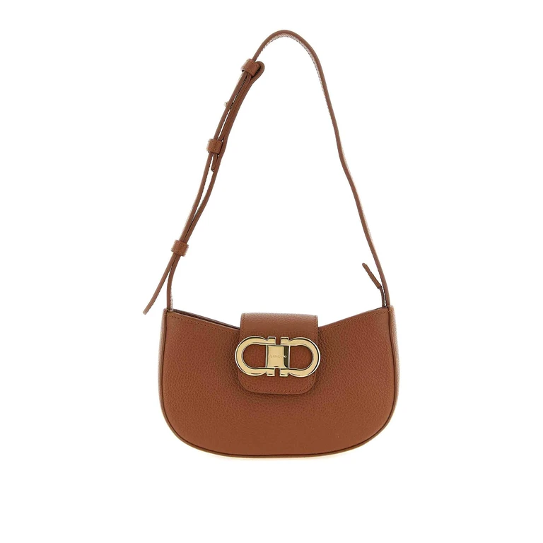 Salvatore Ferragamo Sac Porté Épaule - Marron (785945NEWCOGNAC)