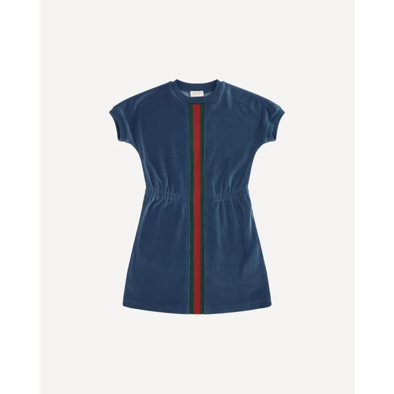Chenille Web Stripe Dress for Girl Girl 6Y
