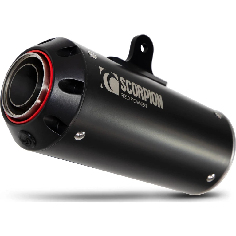 PYA126BCER - Scorpion Red Power Black Ceramic Slip-On Exhaust - Yamaha MT-10 2022 - 2023