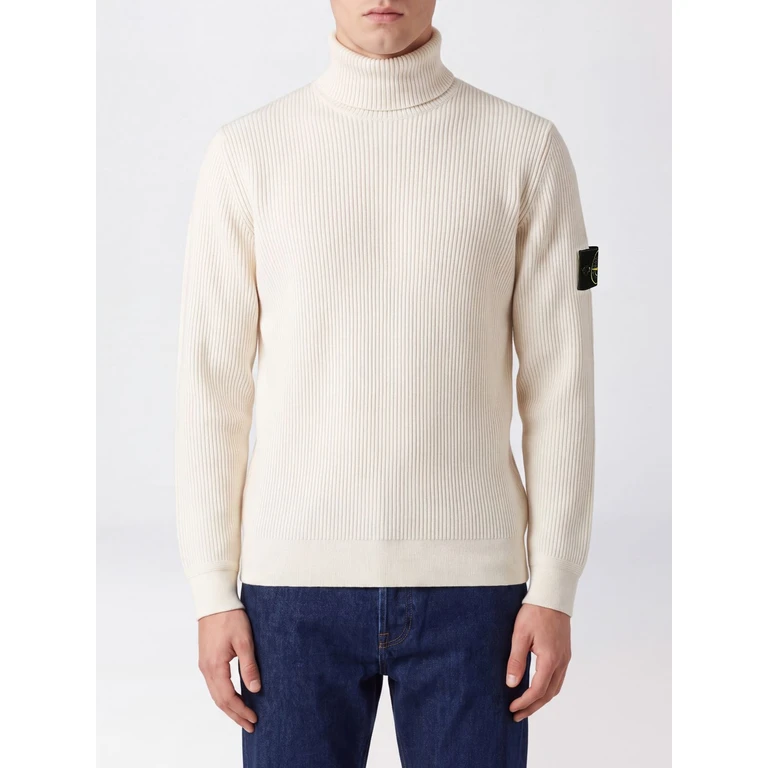 Slim Fit Wool Turtleneck Jumper with Compass Logo (5100052S00C2V0093)