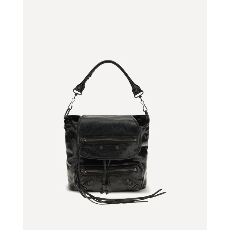 Le City Small Lambskin Backpack with Studs (A006Q22ACRZ1000)