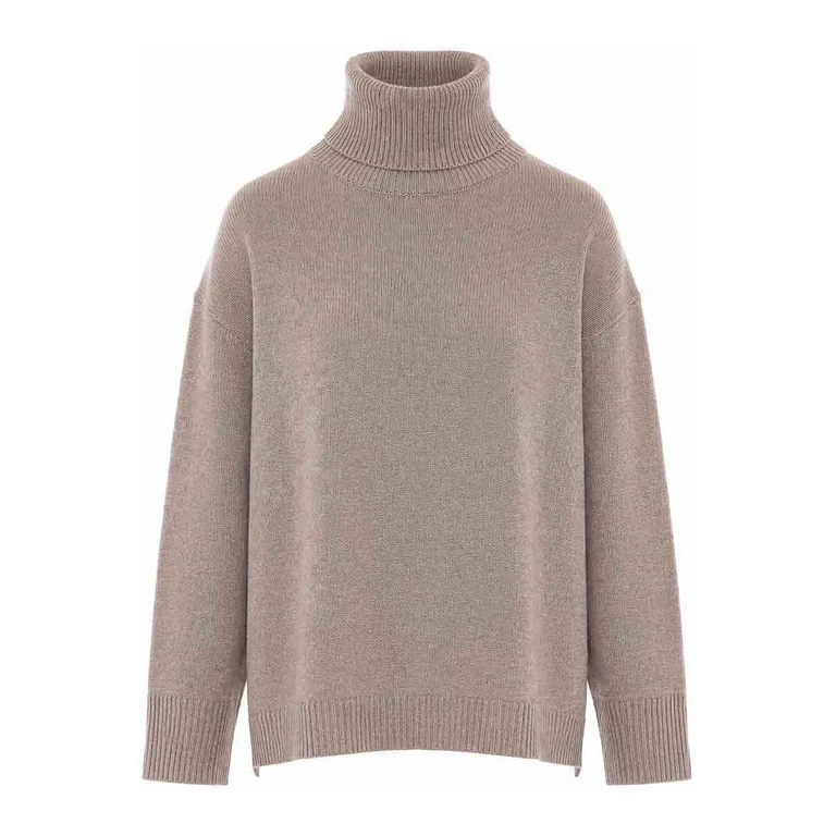 Allude Pull Col Rond - Beige (1710546)