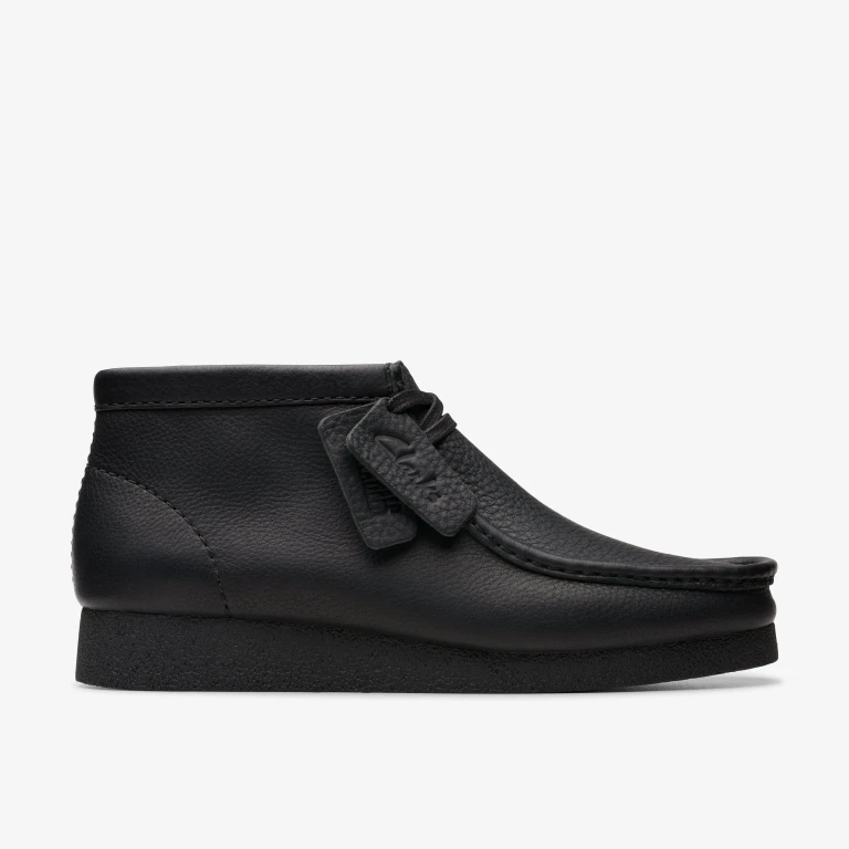 Mens Wallabee Evo Boot - Black Leather