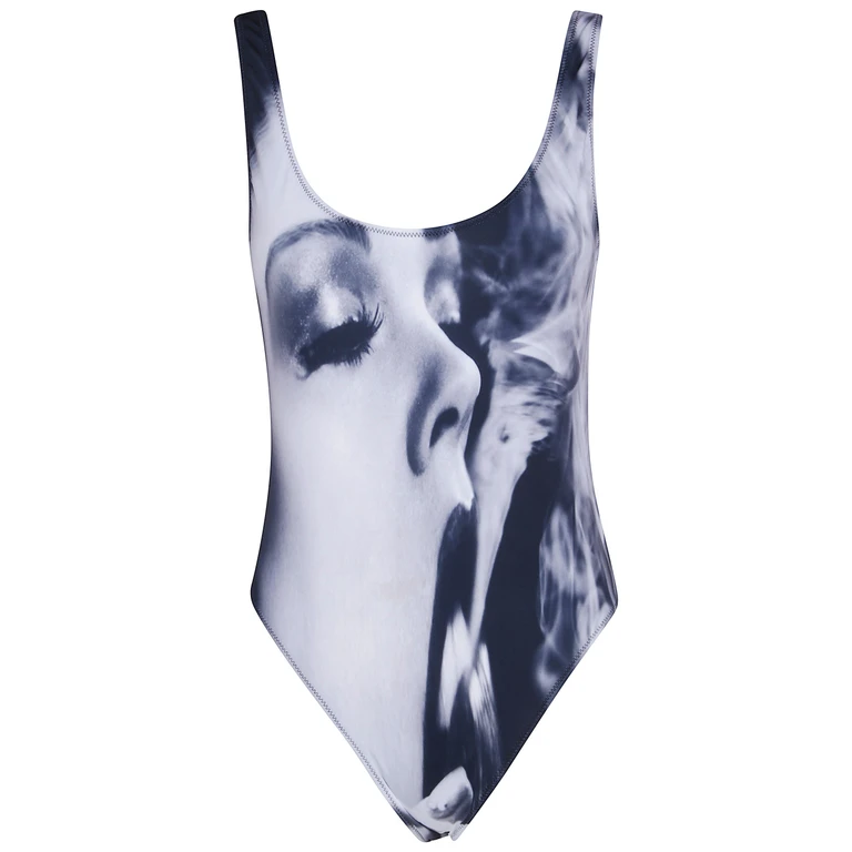 Swimsuit Printed "Smoking Women"