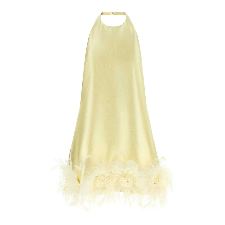 Self Portrait Robe De Soirée - Jaune (AW26002SYELLOW)