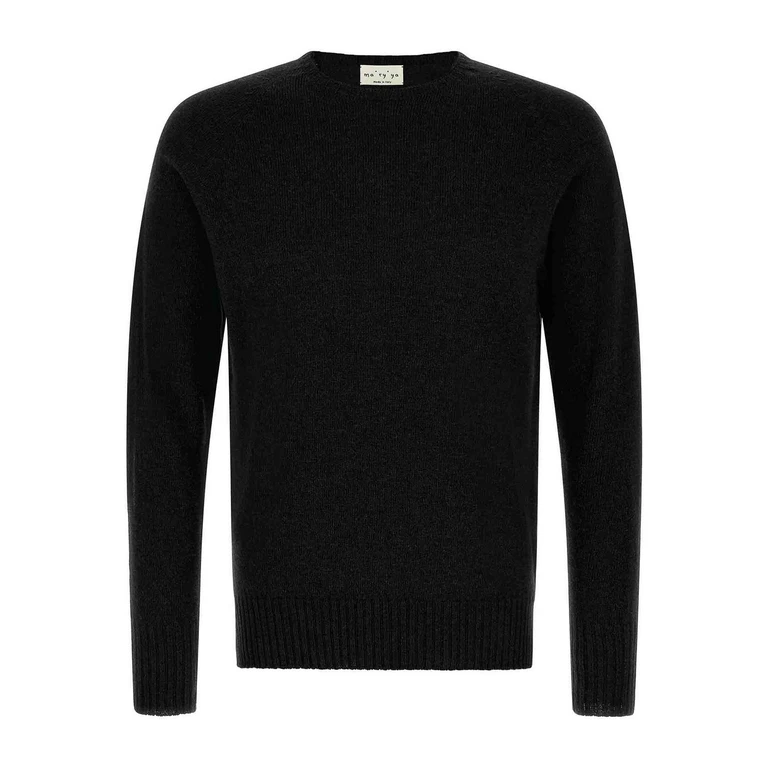 Ma'ry'ya Pull Col Rond - Noir (YTK010B8)