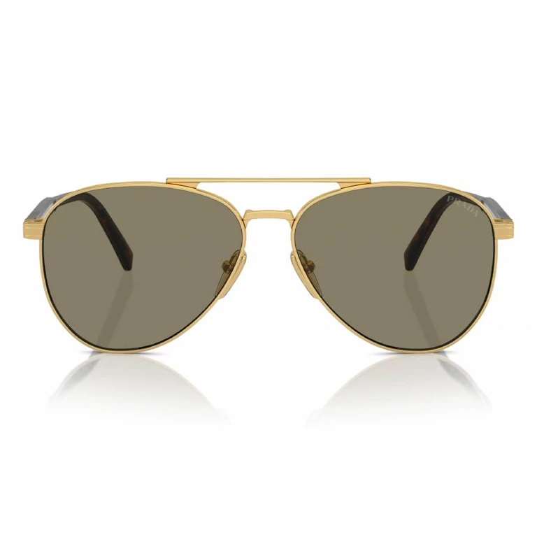 Light Brown Pilot Mens Sunglasses PR A58S 5AK90F 58