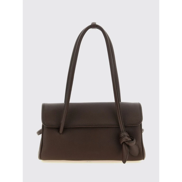 JACQUEMUS Le Turismo Grained Calfskin Shoulder Bag with Logo (BAW00467AC03A03880)
