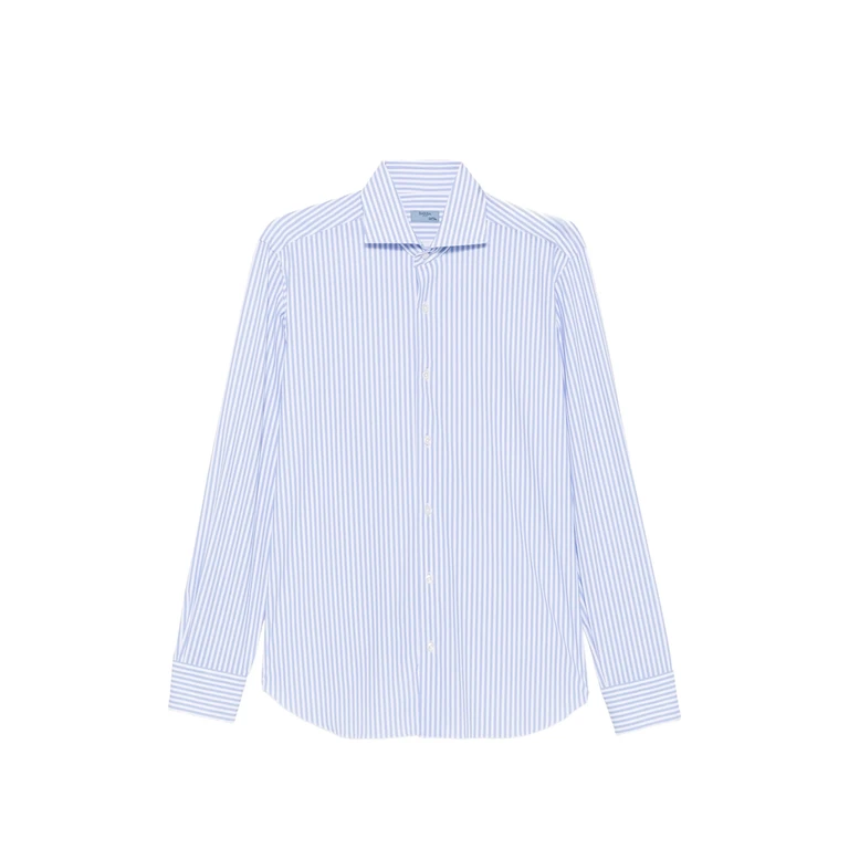 BARBA NAPOLI Shirt Classic Stripes "I1u13p0157005.U.01 Light Blue"