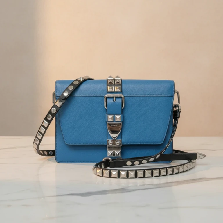 Electra Studs · Leather Shoulder Bag