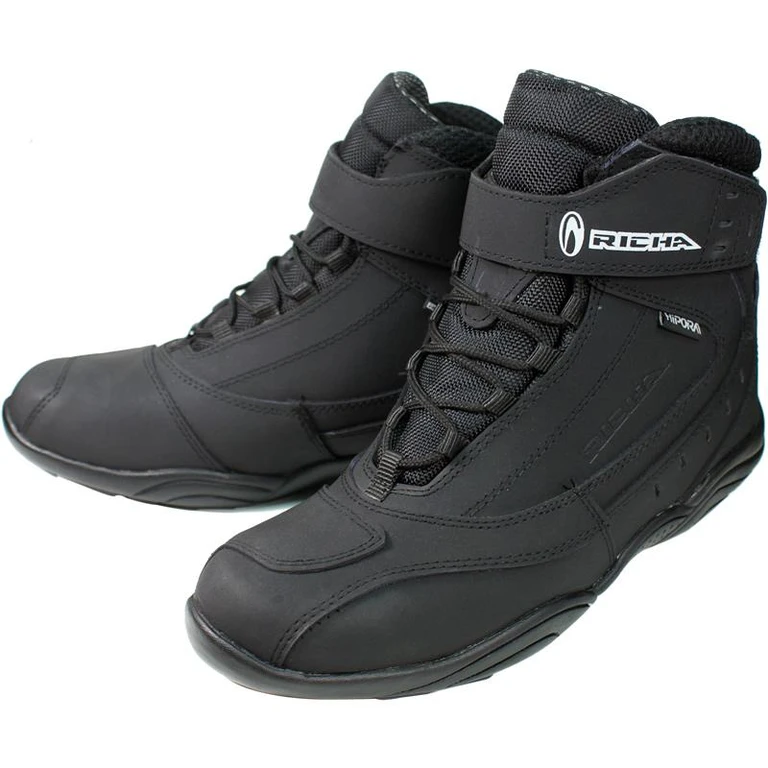 Slick Waterproof Motorcycle Boots 42 Black (UK8)