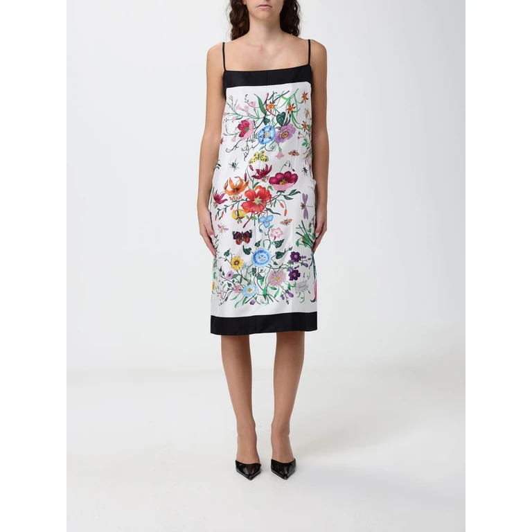 Dress Woman color White (874124ZAU959097)