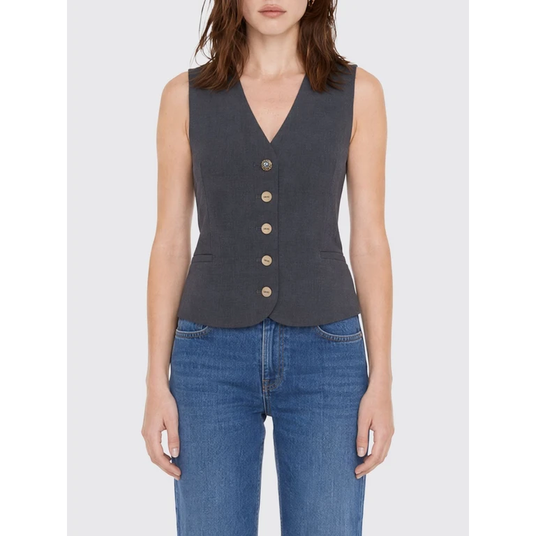 LIU JO Slim Fit Single-Breasted Tailored Vest in Viscose Blend (WF6257T743A02069)