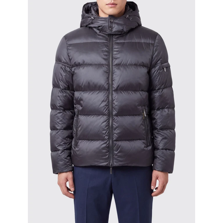Brett Water-Repellent Wool and Cashmere Down Jacket with Removable Hood (MOUGI100134U0313)