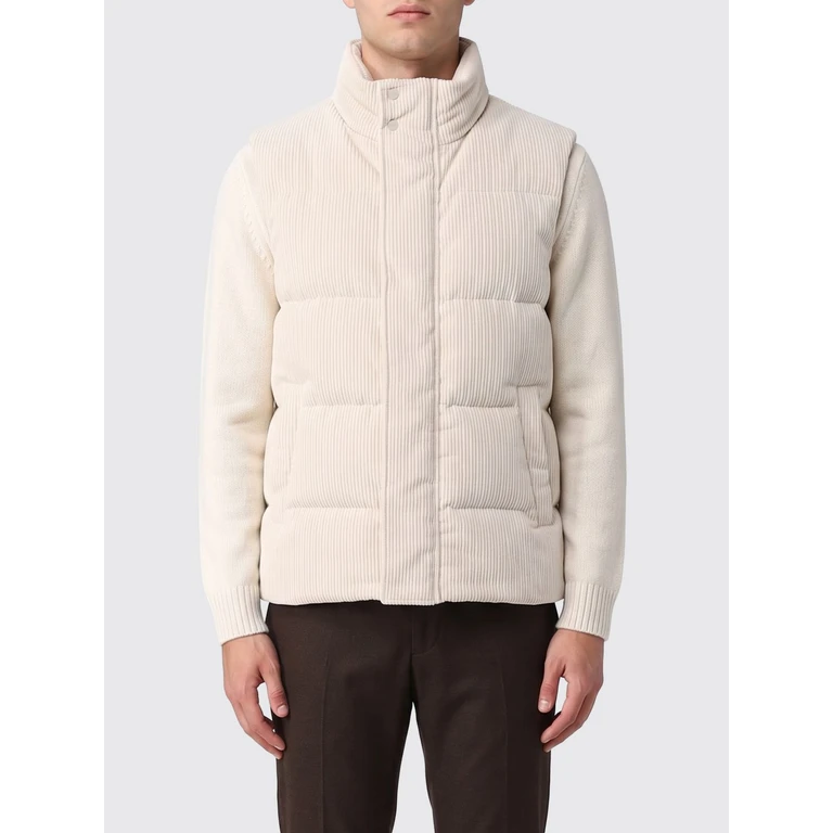 Quilted Velvet Padded Gilet with High Neck (PI001374U129131200)