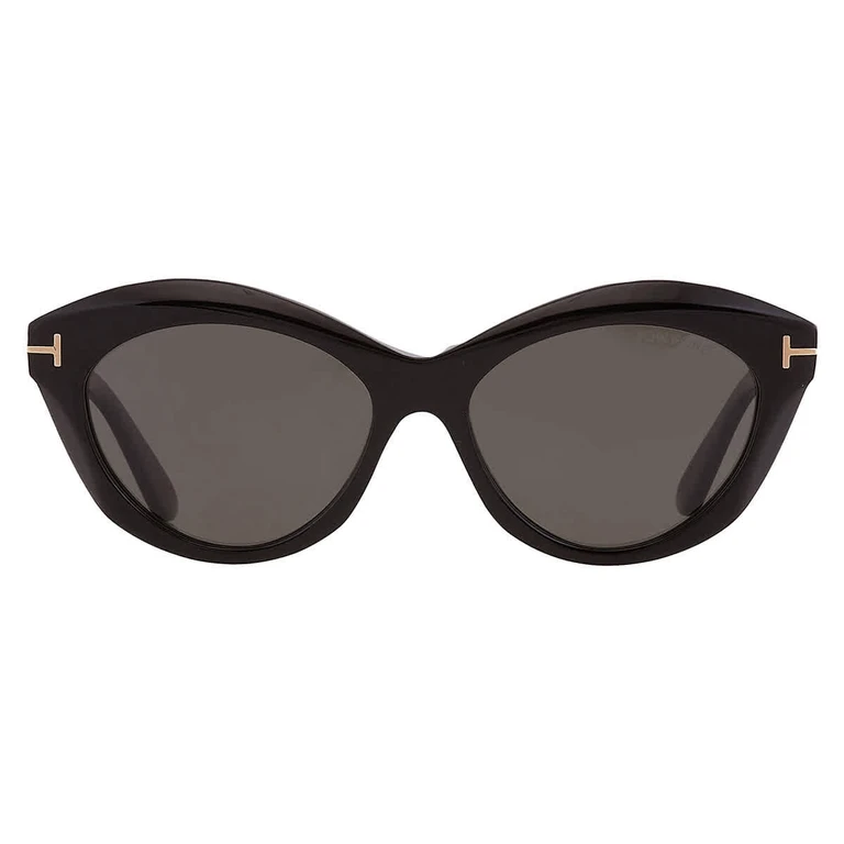 Toni Polarized Smoke Cat Eye Ladies Sunglasses FT1111 01D 53