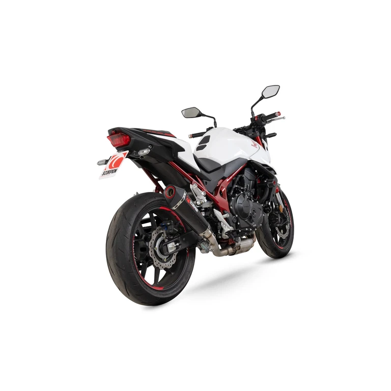 RHA200CEO - Scorpion Serket Taper Carbon Fibre Slip-On Exhaust - Honda CB750 Hornet 2023