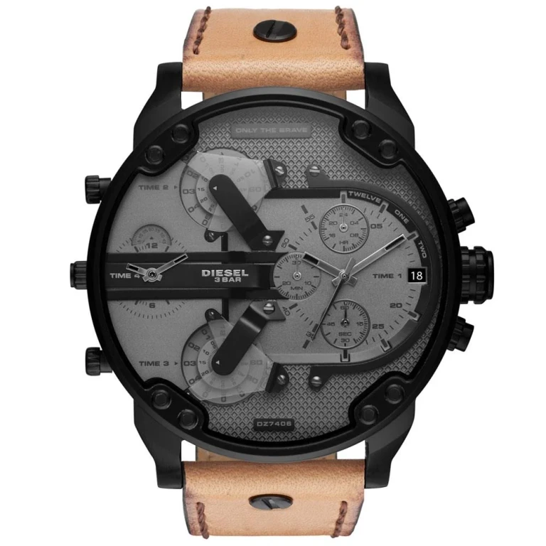 DZ7406 Mr. Daddy 2.0 Chronograph Brown Leather Men's Watch