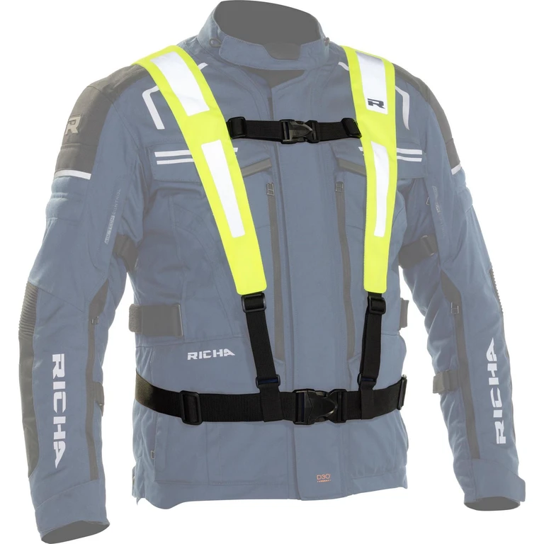 Safety Belt Motorcycle Vest M Fluo