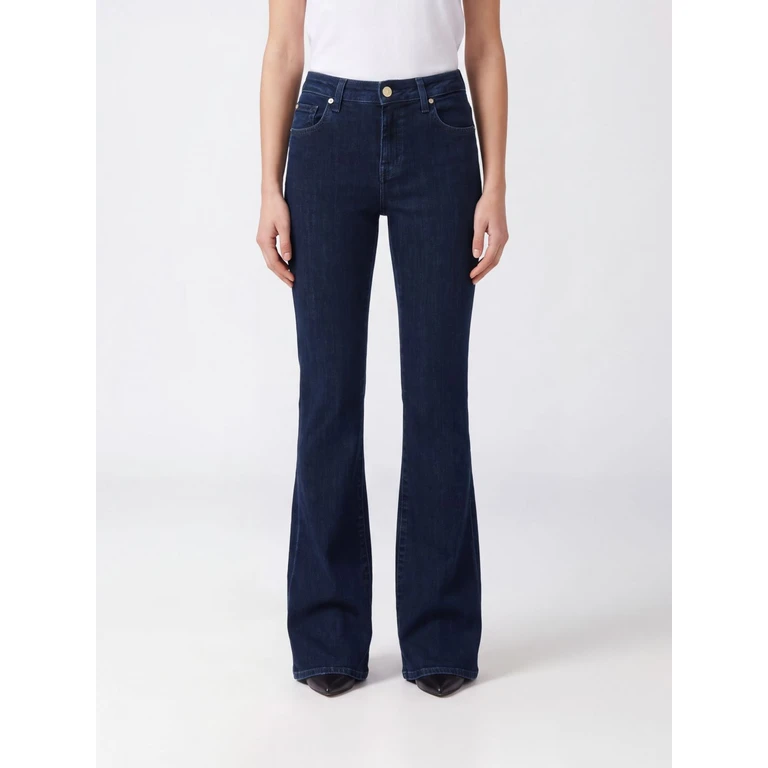 Bootcut-Jeans in Dunkelindigo