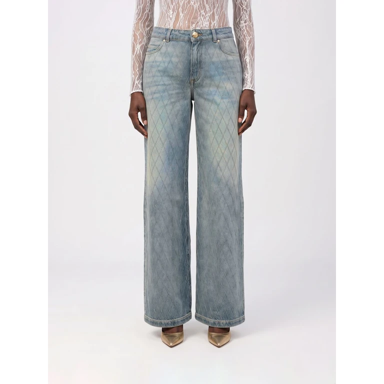 BALMAIN Jeans Woman color Blue (HF1MI052DF796FC)
