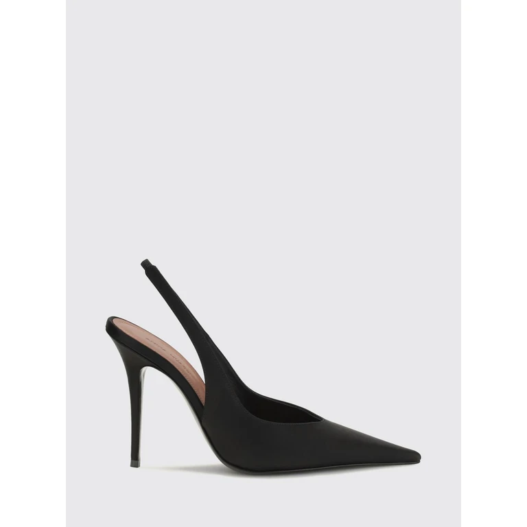 Escarpins slingback Anok Amina Muaddi en satin avec talon stiletto