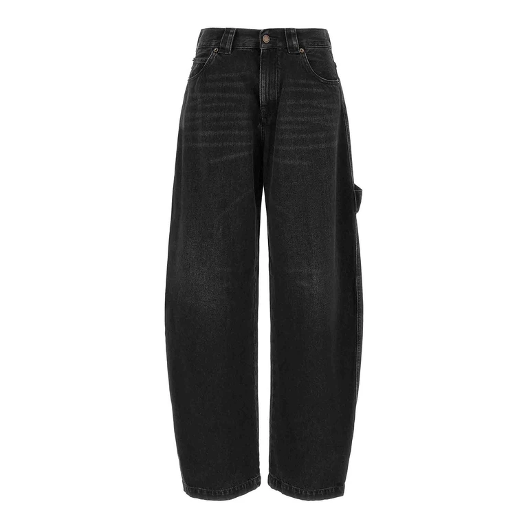 Calça jeans reta Darkpark Preta