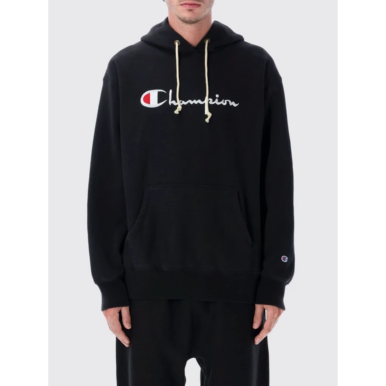 Oversized Cotton Hoodie with Contrast Logo (222568KK001)