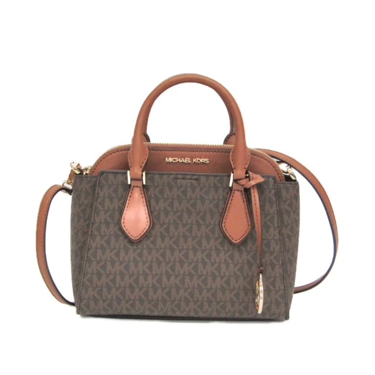 Dahlia · Coated Canvas Satchel