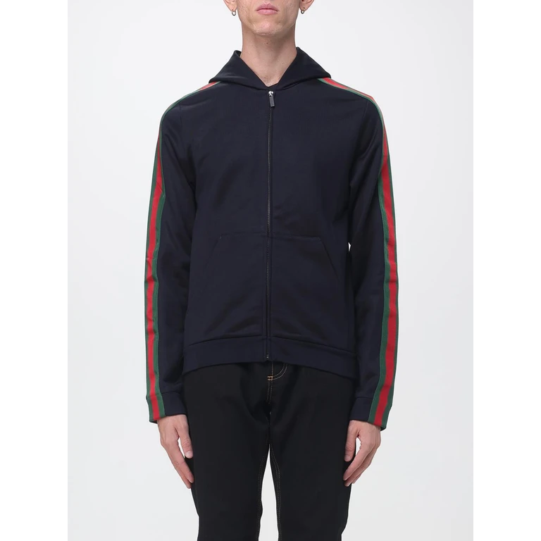 Sudadera con capucha y cremallera Gucci