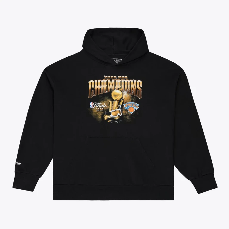 New York Knicks 2026 NBA Champions Finals Mens Hoodie - Black