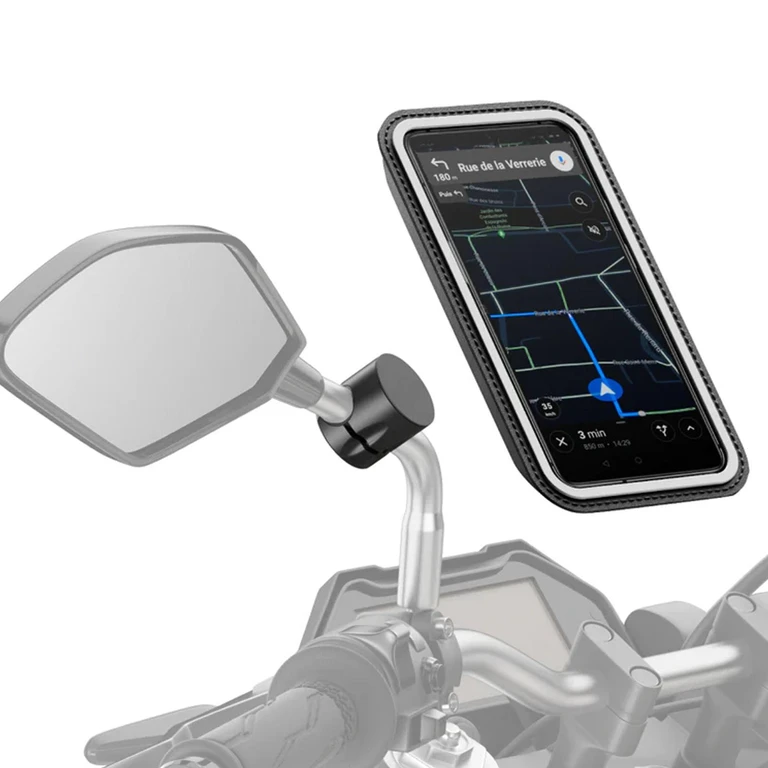 MIRROR-PRO-2XL-23S - Shapeheart Smartphone Motorcycle Rearview Mirror Mount XXL