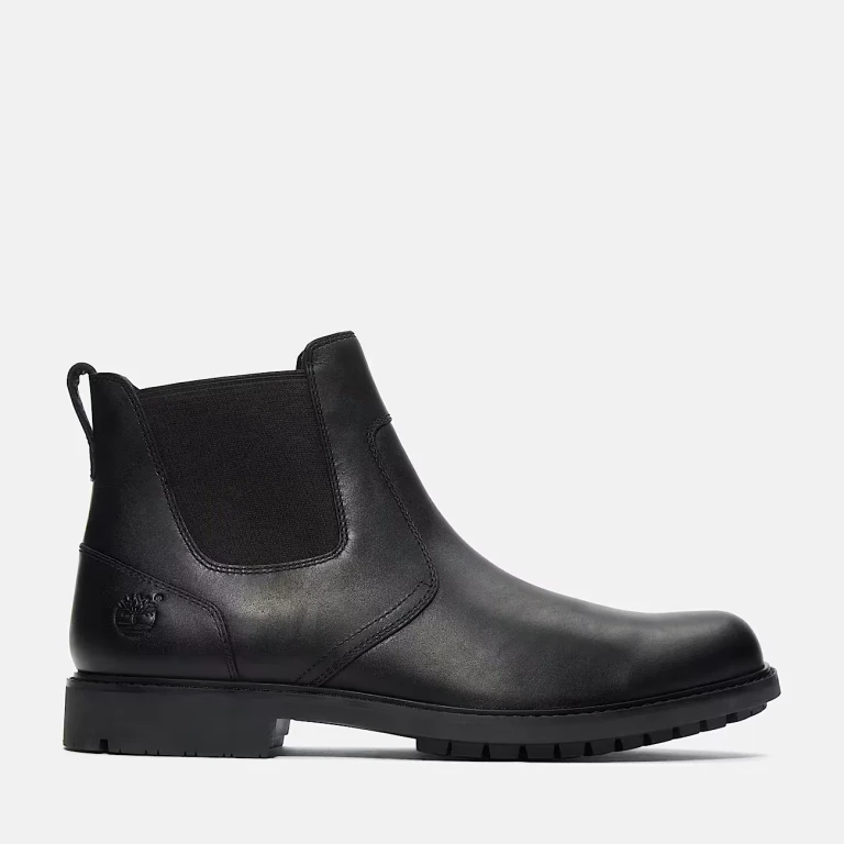 Stormbucks Waterproof Chelsea Men's Boots - Black Leather