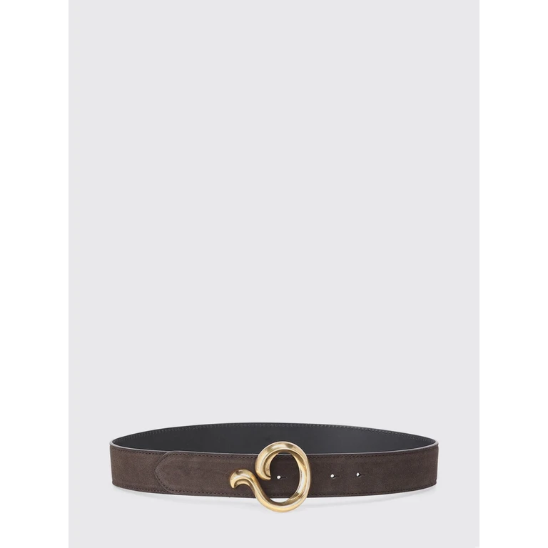Adjustable Suede Calfskin Leather Belt with Metal Buckle (WP3B0101AP400M4015)