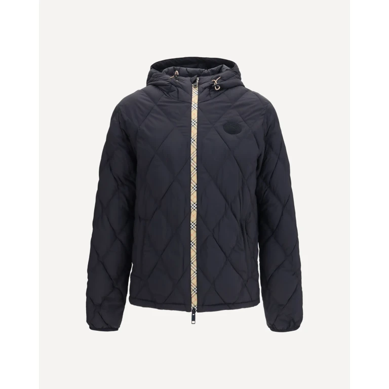 Doversgreen nylon Down Jacket with Check stitching Male L