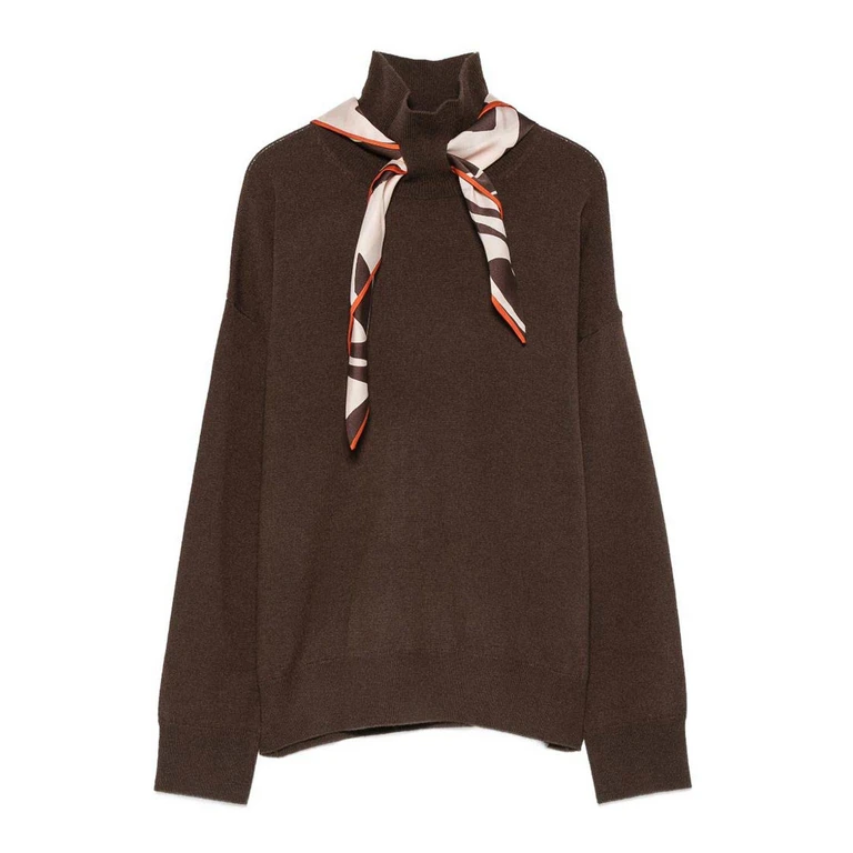 Pull Col Rond - Marron (MT4233900331225)
