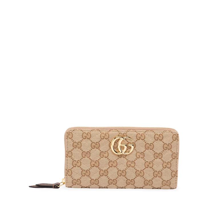 Gg Marmont Zip Around Wallet