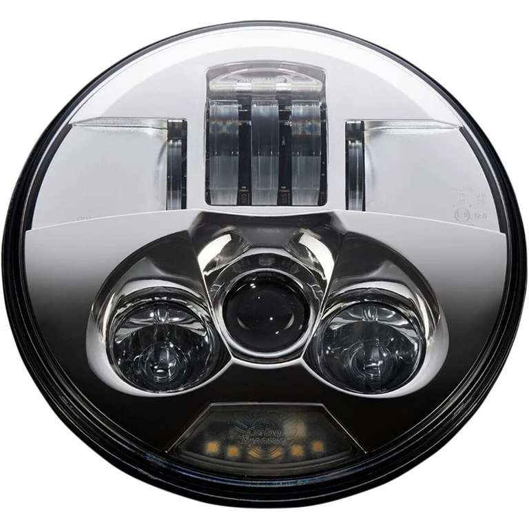 PB-7-C - Custom Dynamics 7" ProBeam LED Headlamp For Harley Davidson FLD 1690 2012-2013 Chrome