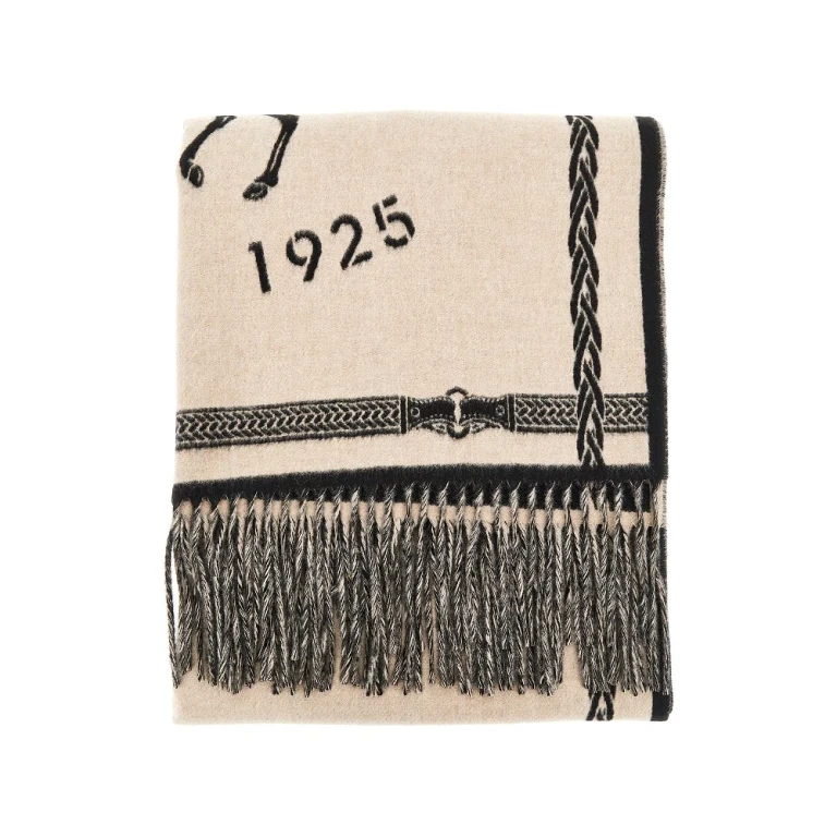 'Selleria' wool and cashmere scarf Woman One Size