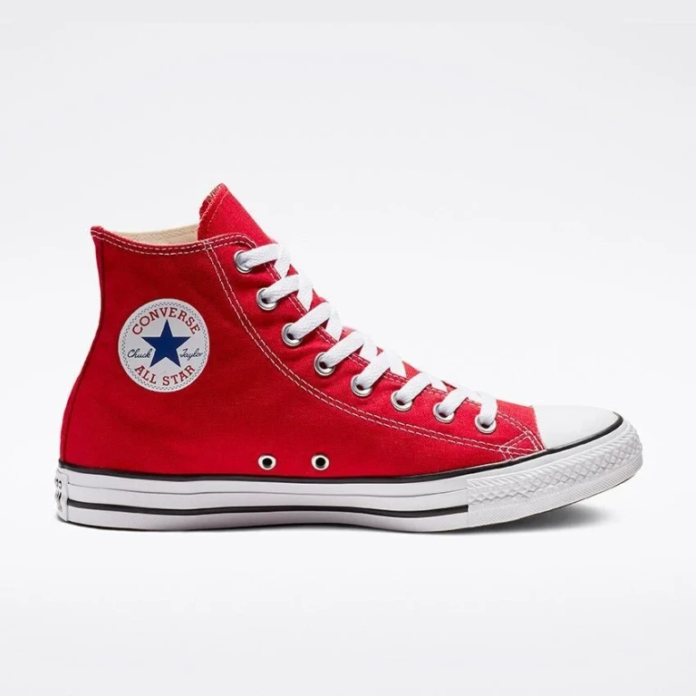 Chuck Taylor All Star Men's Sneakers - Red Canvas High-Top