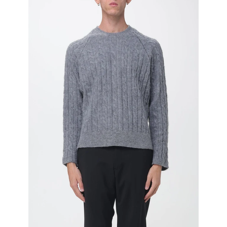 Long-Sleeved Crewneck Sweater in Alpaca Wool Blend (70031511)