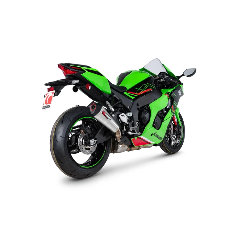 RKA148SEO - Scorpion Serket Taper Slip-On Stainless Steel For Kawasaki Ninja ZX-10R 2021-2025